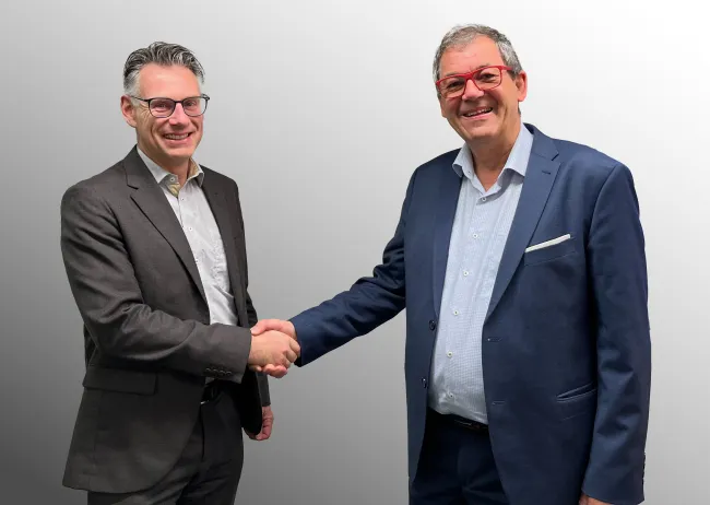 David Ammann (links) übernimmt die Federas-Geschäftsführung von Stefan Kuchelmeister.
